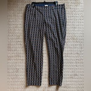 J crew patterned capris